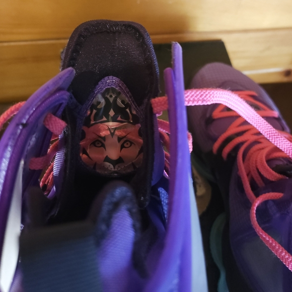 Nike Lebron Purple & Pink Basketball Shoes main image 5